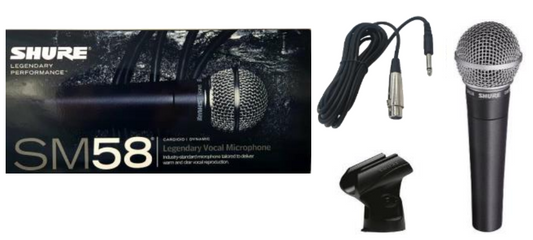 Microfono Shure SM58 SK Vocal Profesional con interruptor de Encendido